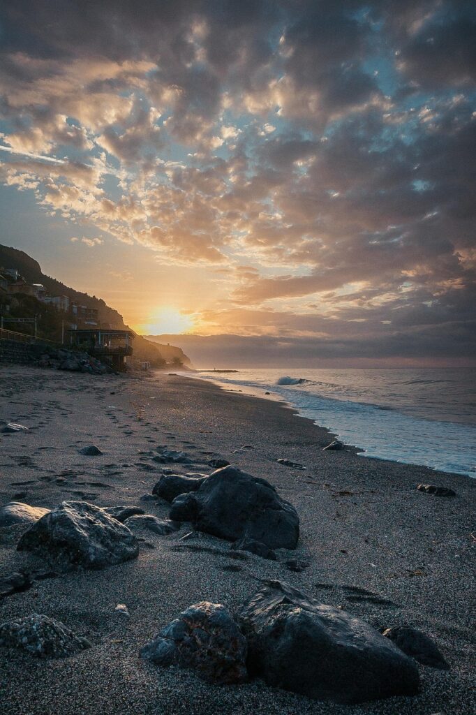 ocean, beach, nature, sea, coast, sunrise, spray, strand, morning